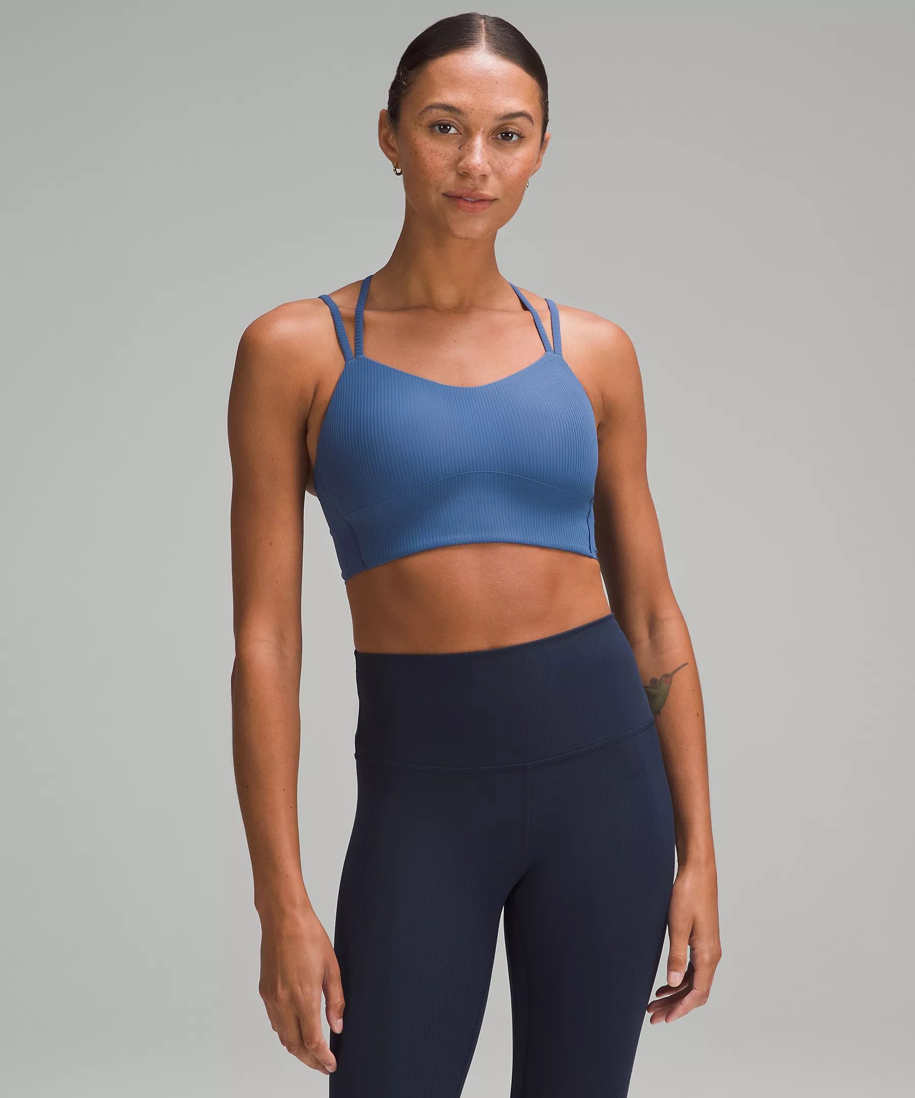 Like a Cloud Ribbed Longline Bra *Light Support, B/C Cup | Women's Bras | lululemon | Lululemon (US)