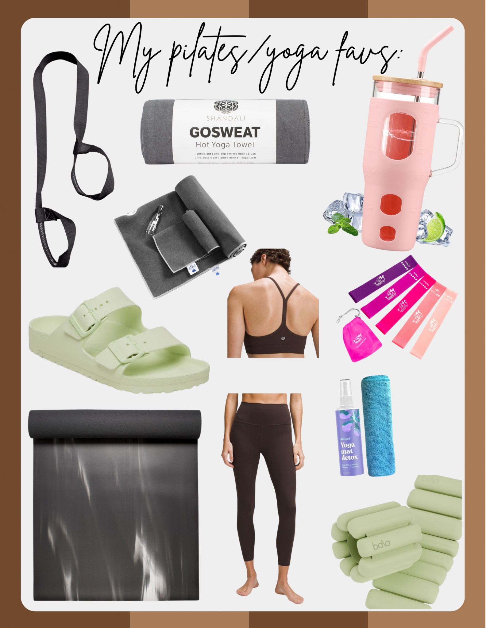 Girls!!!! Pilates, hot yoga, and yoga are IN,  AND it’s the best way to work out your body (imo!!!). So, here are some of my must haves for when I’m heading to my favorite hot yoga class! These would be perfect additions to a Christmas haul for your favorite yogi!!! 

#LTKFitness #LTKGiftGuide #LTKActive