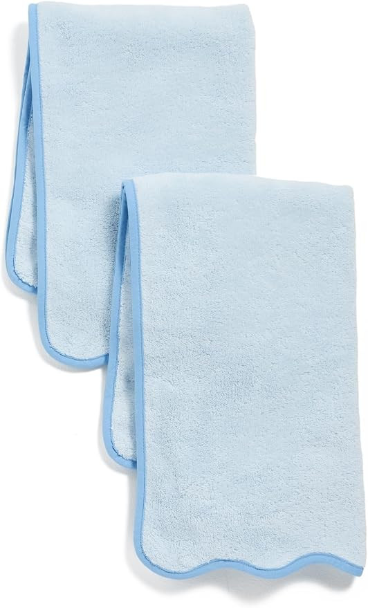 Women's Scallop Hand Towels 2 Pack | Amazon (US)