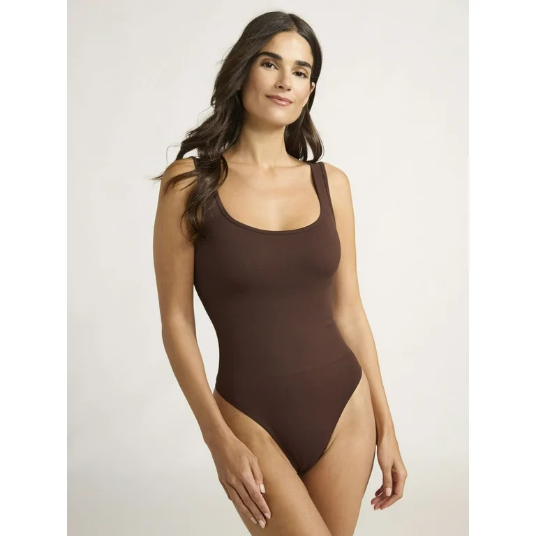 Joyspun Women's Seamless Slimming Tank Bodysuit, 2-Pack, Sizes XS-XXXL - Walmart.com | Walmart (US)