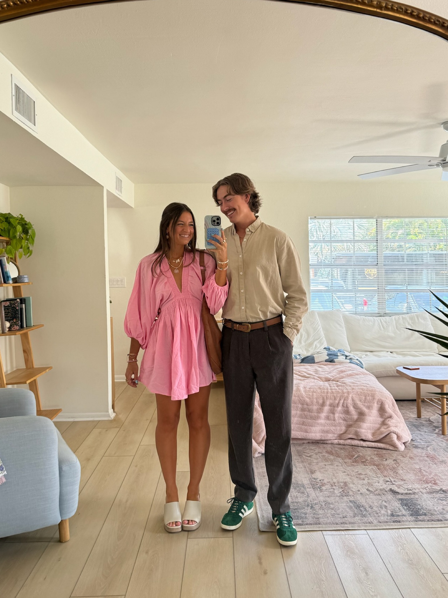 anniversary date night outfits🥰 my dress is old free people but they have the same dress in SO many other cute color ways!! I’m wearing size XS 

spring outfit, men’s outfit, spring dress, date night, vacation outfit 

#LTKstyletip #LTKSeasonal #LTKfamily