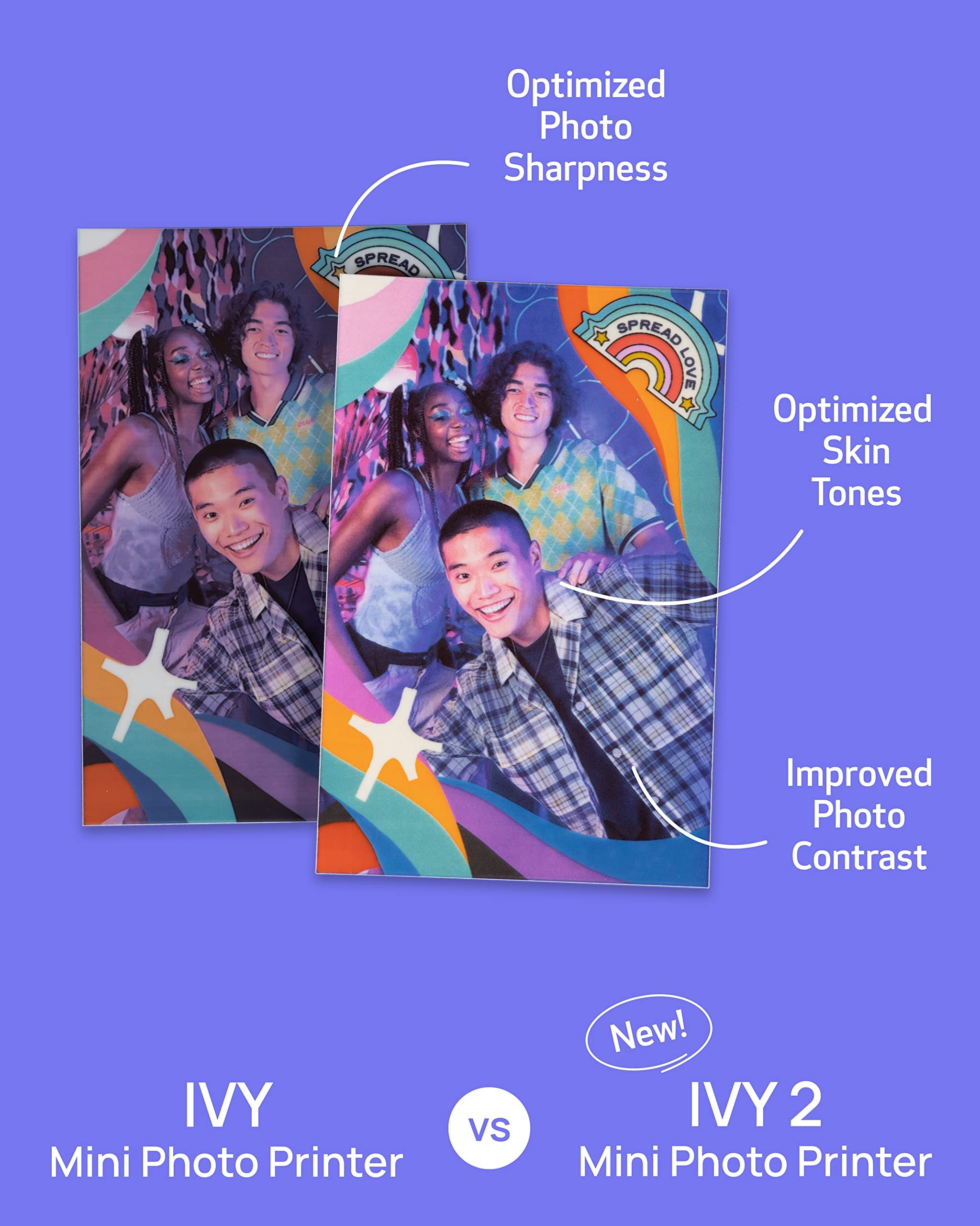 Canon Ivy 2 Mini Photo Printer, Print from Compatible iOS & Android Devices, Sticky-Back Prints, ... | Amazon (US)