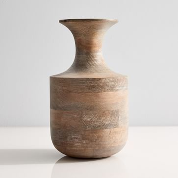 Coastal Wood Vases | West Elm (US)