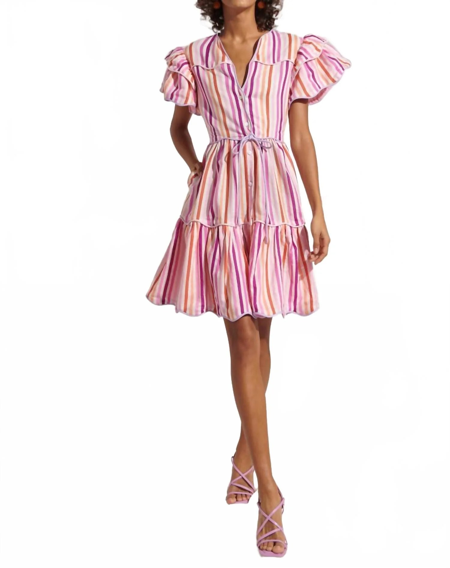 Baba Voyager Mini Dress In Pink | Shop Simon