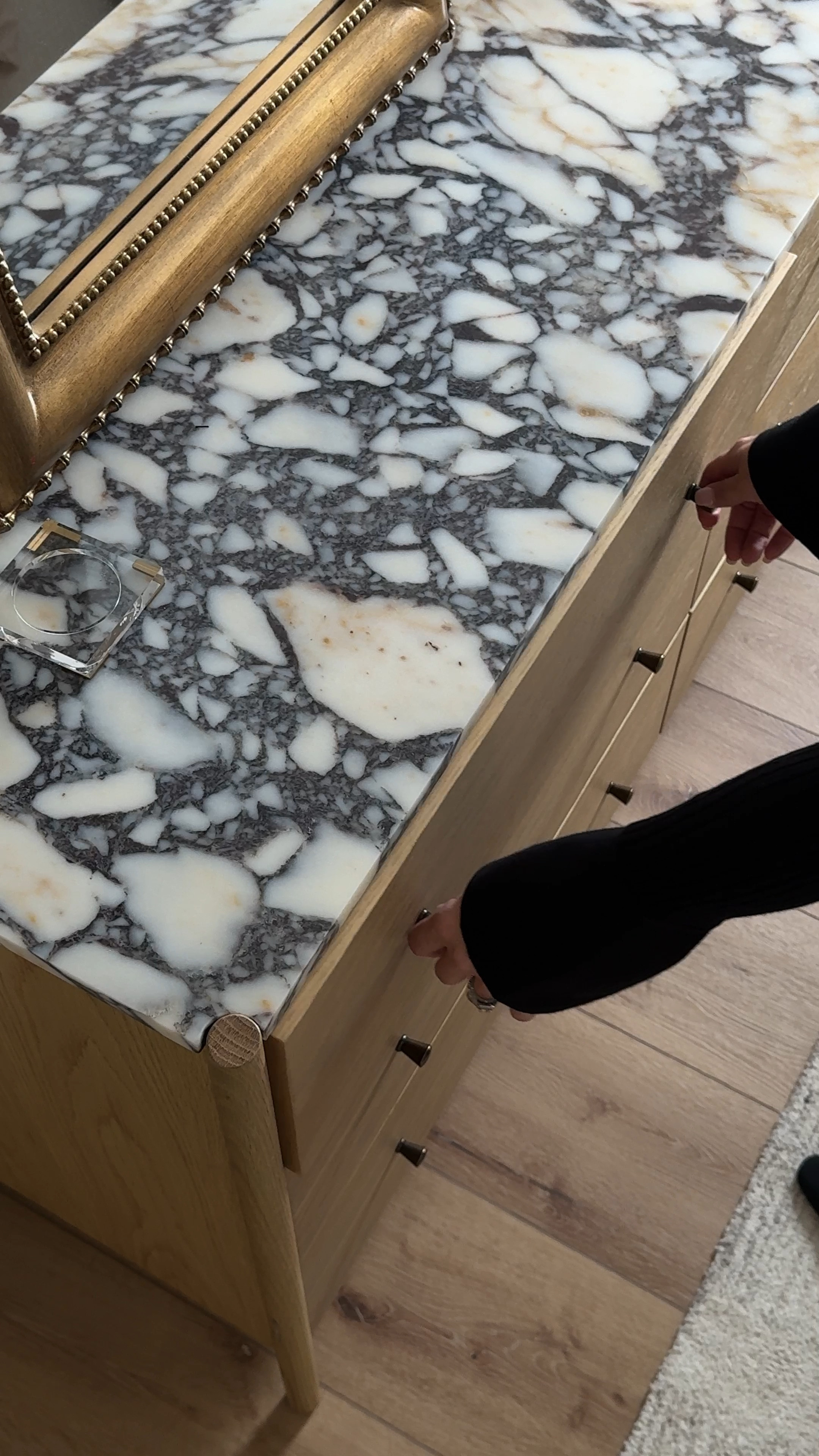 This Lulu and Georgia dresser is the most beautiful stunning piece ever!!! Definitely heirloom quality!! 
6 drawer dresser with marble top

#LTKSeasonal #LTKVideo #LTKHome