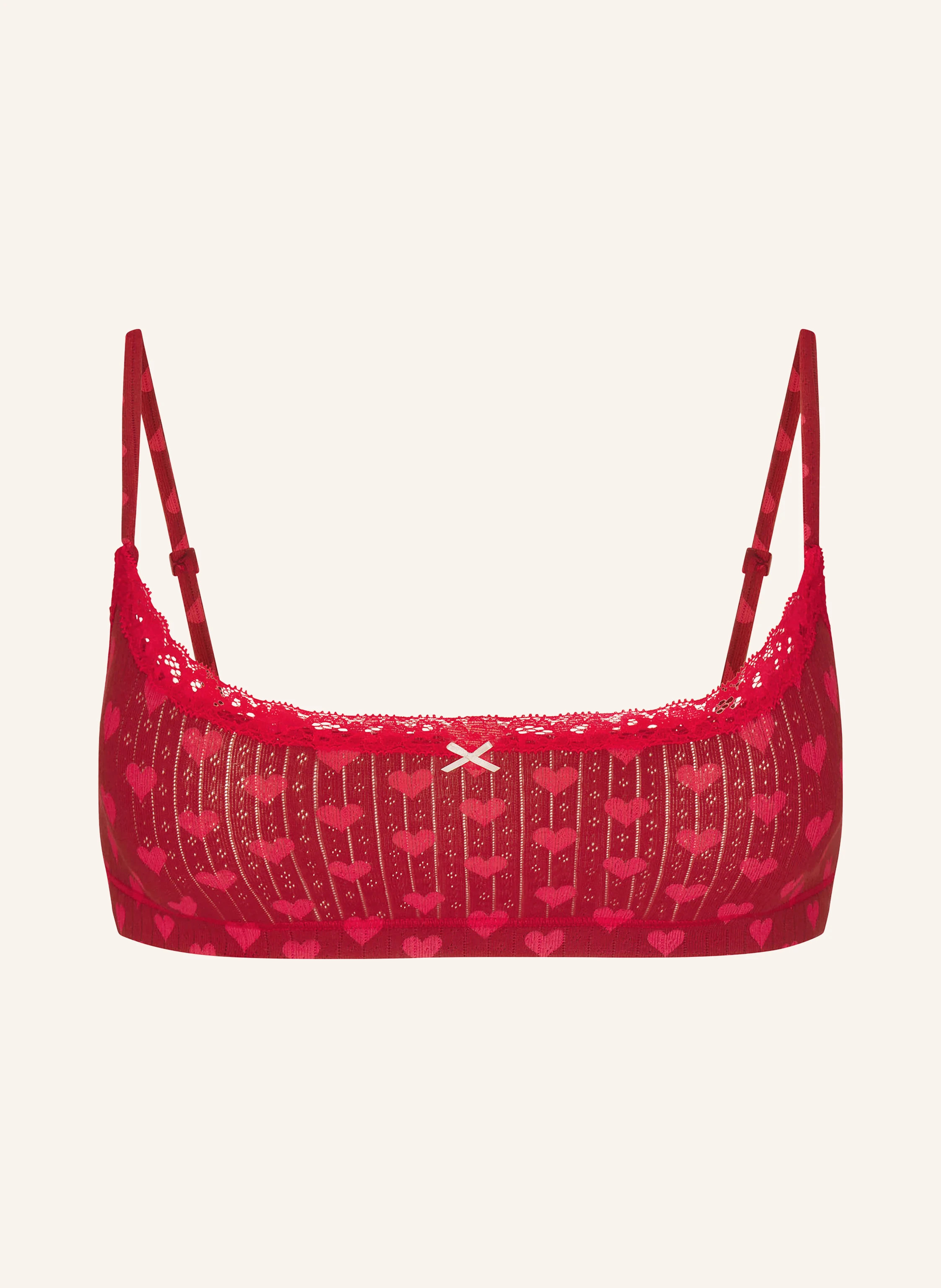 SKIMS Bustier LIGHTWEIGHT COTTON in brick heart halfdrop | Breuninger (DACH)