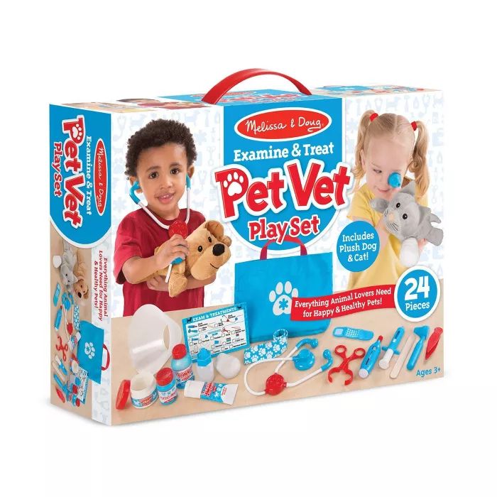 Melissa &#38; Doug Examine &#38; Treat Pet Vet Play Set | Target