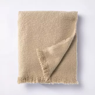 Boucle Faux Mohair Throw Blanket - Threshold™ designed with Studio McGee | Target