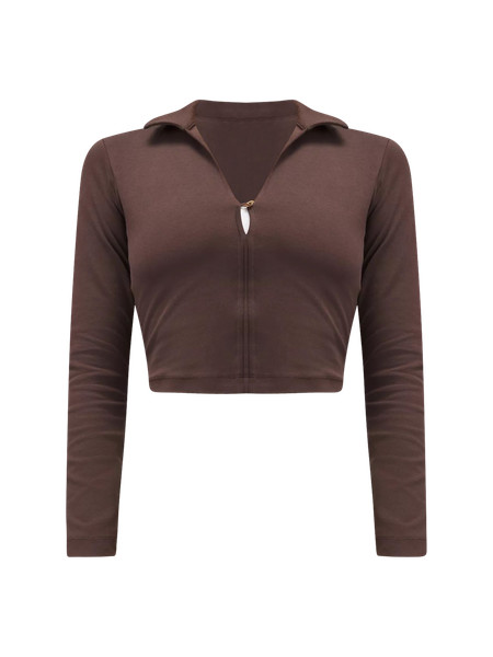 Stretch Cotton Long-Sleeve Polo Shirt | Women's Short Sleeve Shirts & Tee's | lululemon | Lululemon (US)