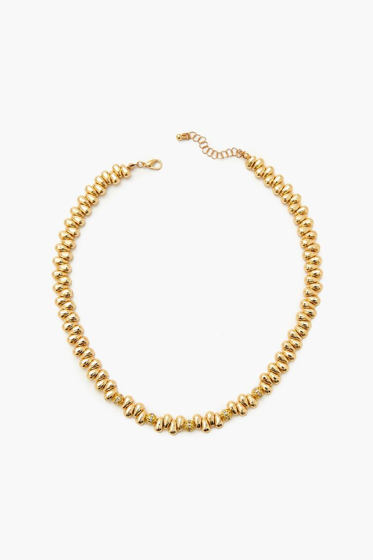 Faux Gem Beaded Necklace | Forever 21