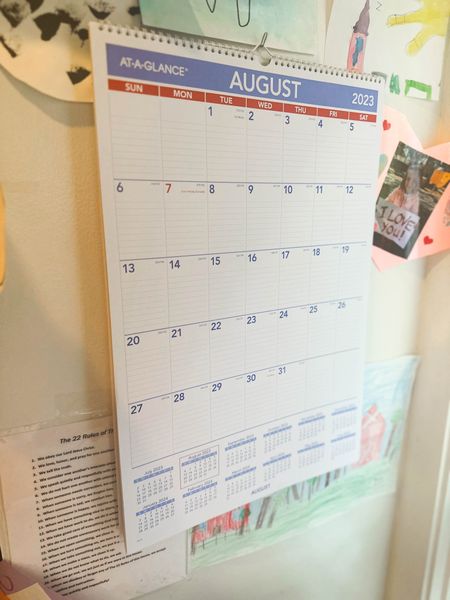Family planning calendar for back to school! Amazon calendar 

#LTKfamily #LTKunder50 #LTKBacktoSchool