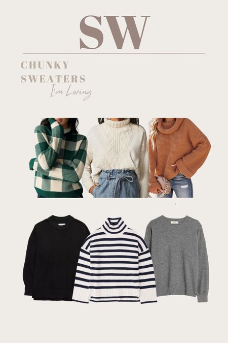 These chunky sweaters are calling my name! Pair them with cargo pants and you are set mama!

#LTKstyletip #LTKHoliday #LTKSeasonal