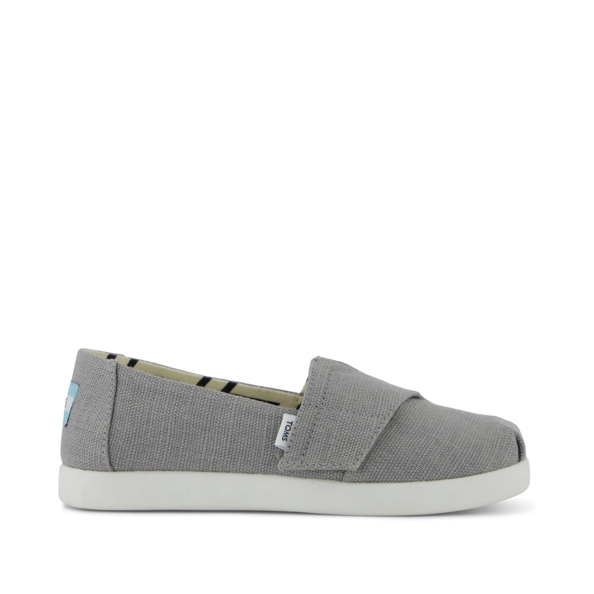 Alpargata Classic Drizzle Grey Heritage Canvas Toddler Shoe | Toms EMEA