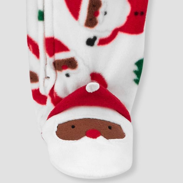 Baby Santa Footed Pajama - Just One You® made by carter's White/Red | Target