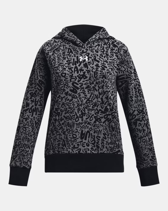 Girls' UA Rival Fleece Printed Hoodie | Under Armour | Under Armour (US)
