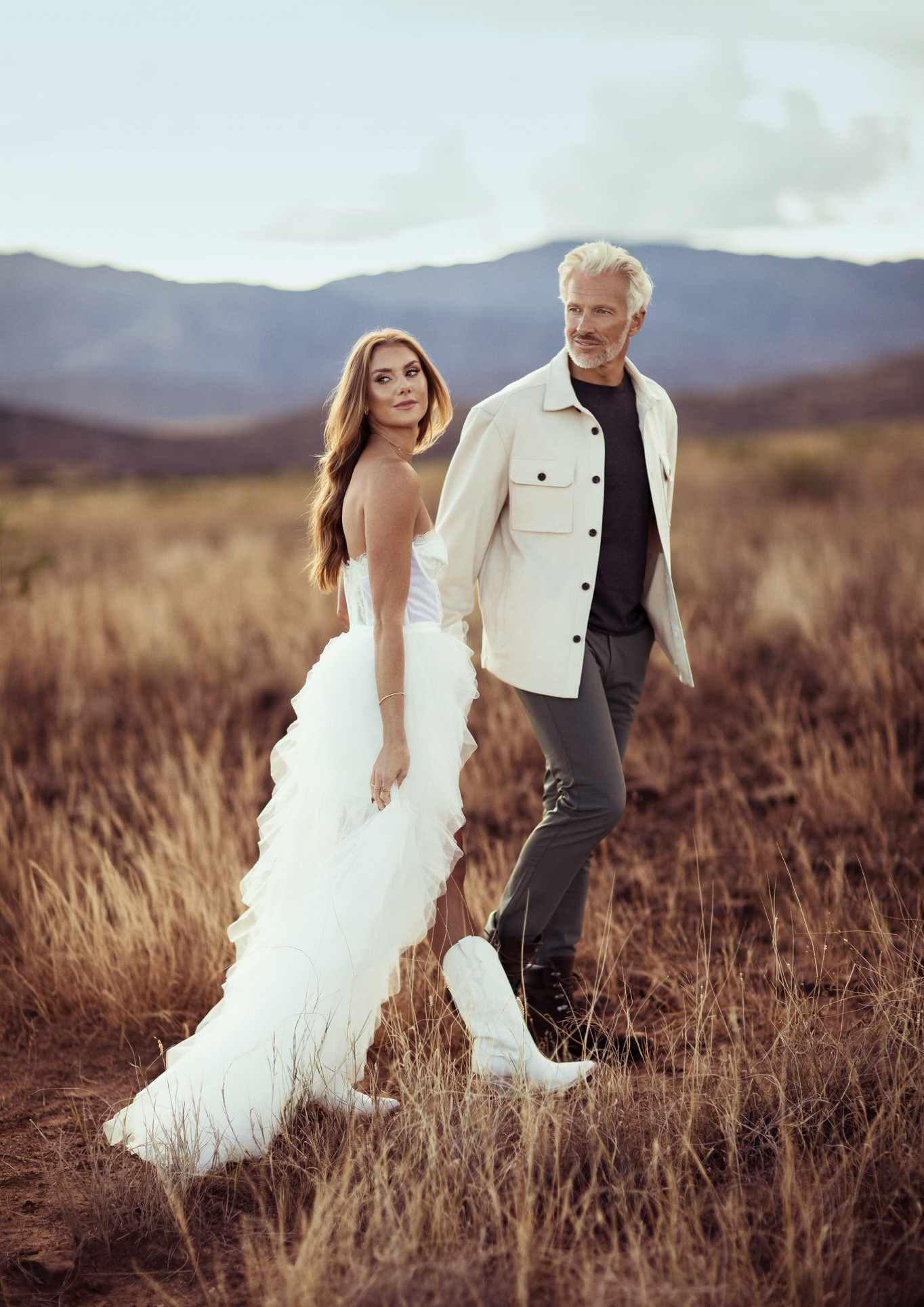 Engagement shoot dress