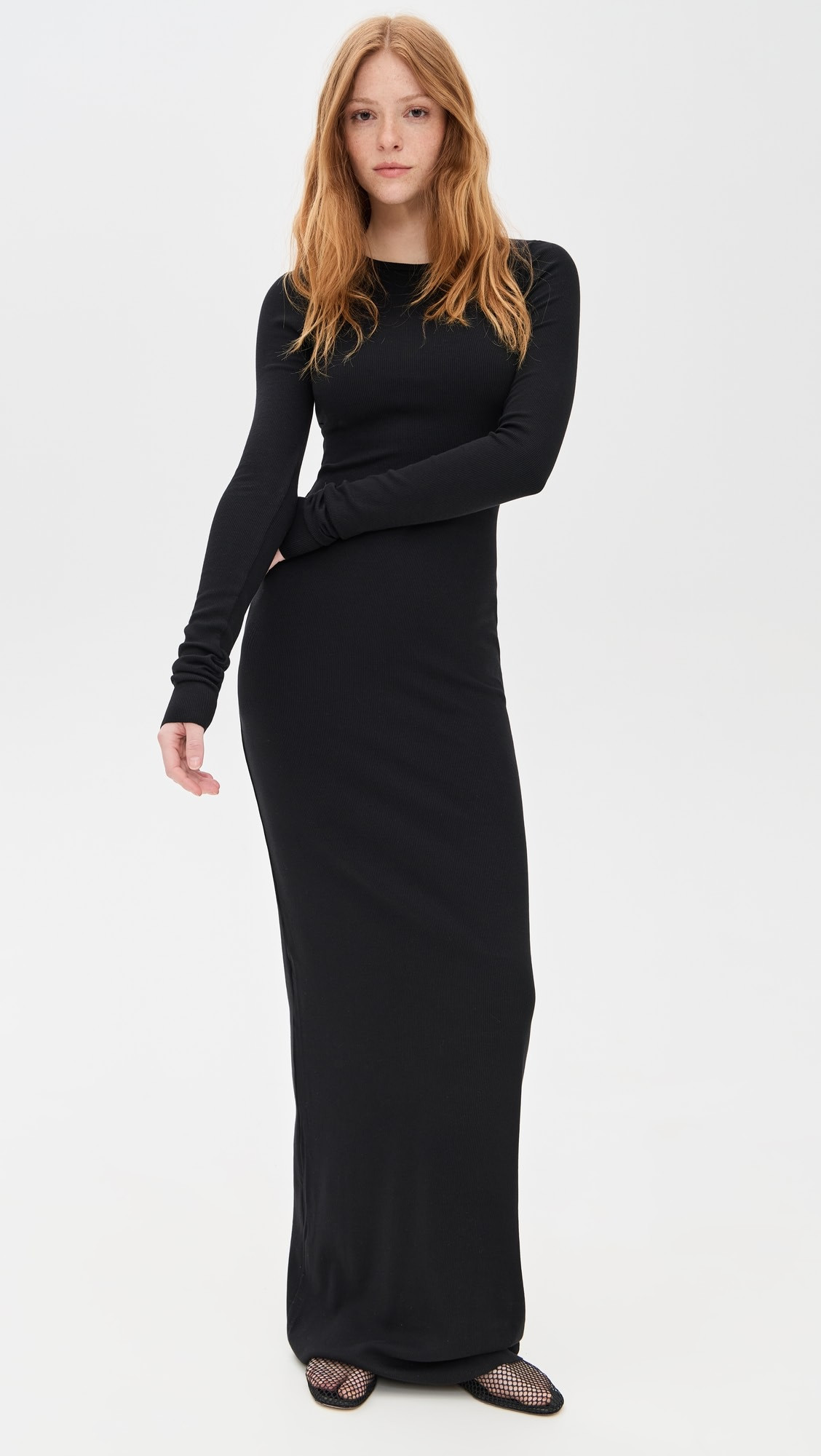 \u00c9terne Long Sleeve Crewneck Maxi Dress | Shopbop | Shopbop