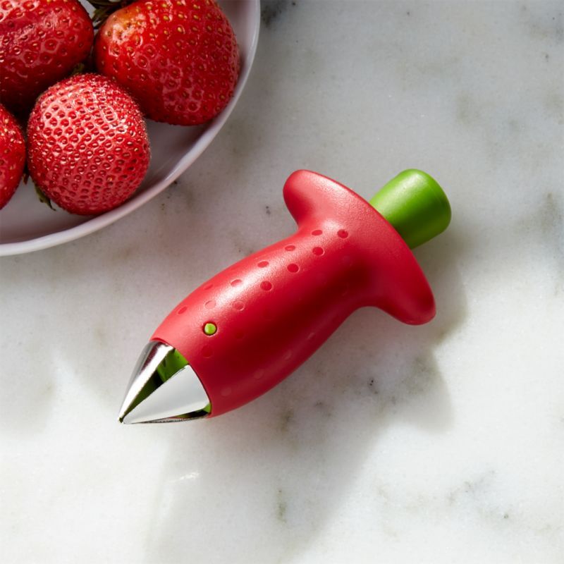 Chef'n Strawberry Huller + Reviews | Crate and Barrel | Crate & Barrel