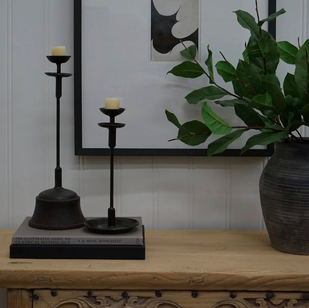 Nera Vintage Candle Stick Holders set of 2 - Etsy Canada | Etsy (CAD)