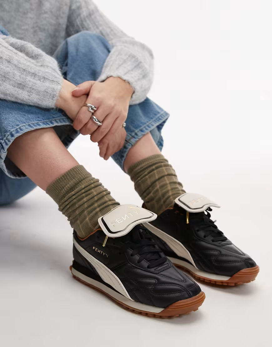 Puma Avanti VL Fenty trainers in black | ASOS (Global)