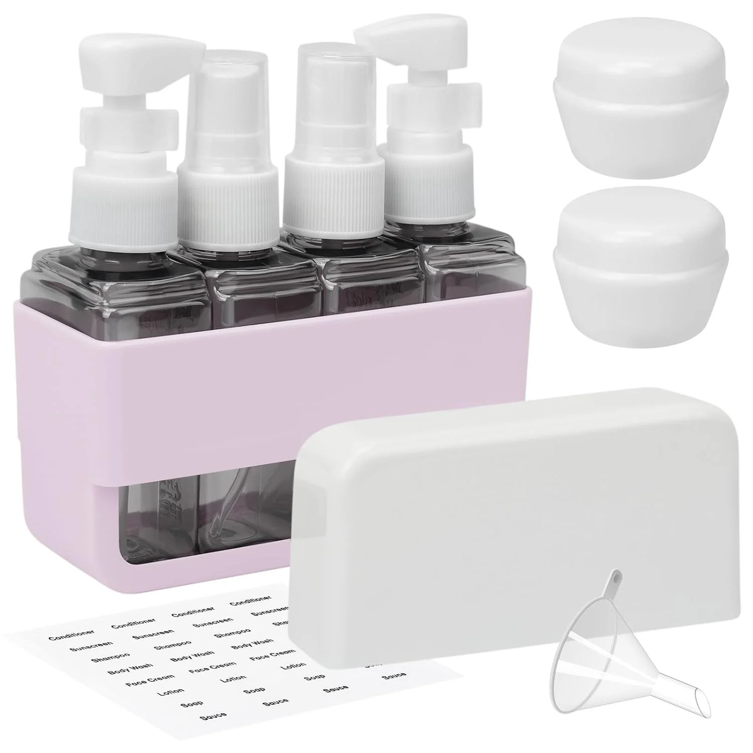 Skycase Travel Toiletries Containers - TSA Approved Travel Bottles Refillable Shampoo Perfume - T... | Walmart (US)