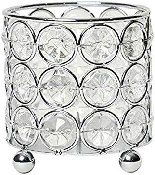 Elegant Designs Elipse Crystal Flower, Candle Holder, Wedding Centerpiece Decorative Candleholder... | Amazon (US)