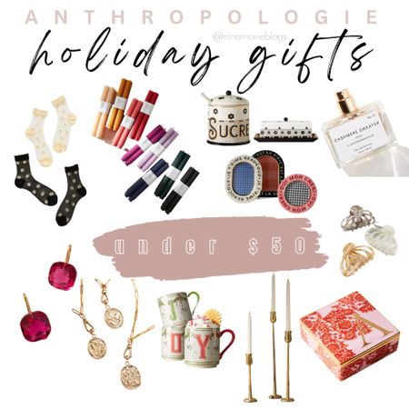 Anthropologie 
Gifts for the holidays 
Gifts under $50

#LTKGiftGuide #LTKSeasonal #LTKHoliday