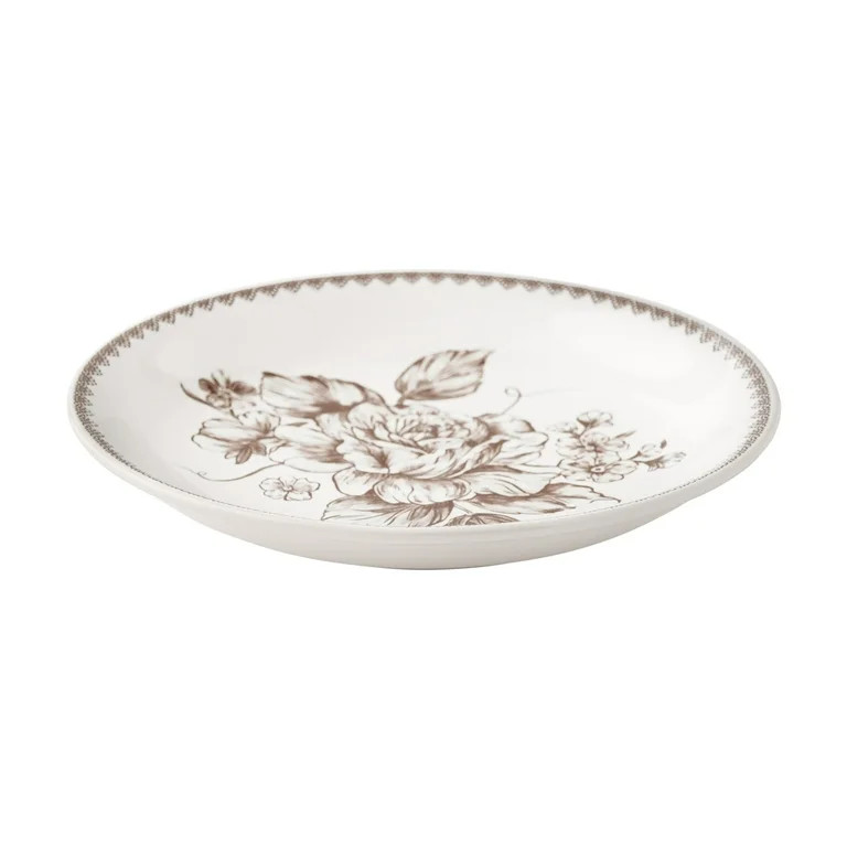 The Pioneer Woman Agatha Stoneware Appetizer Plate, Brown | Walmart (US)