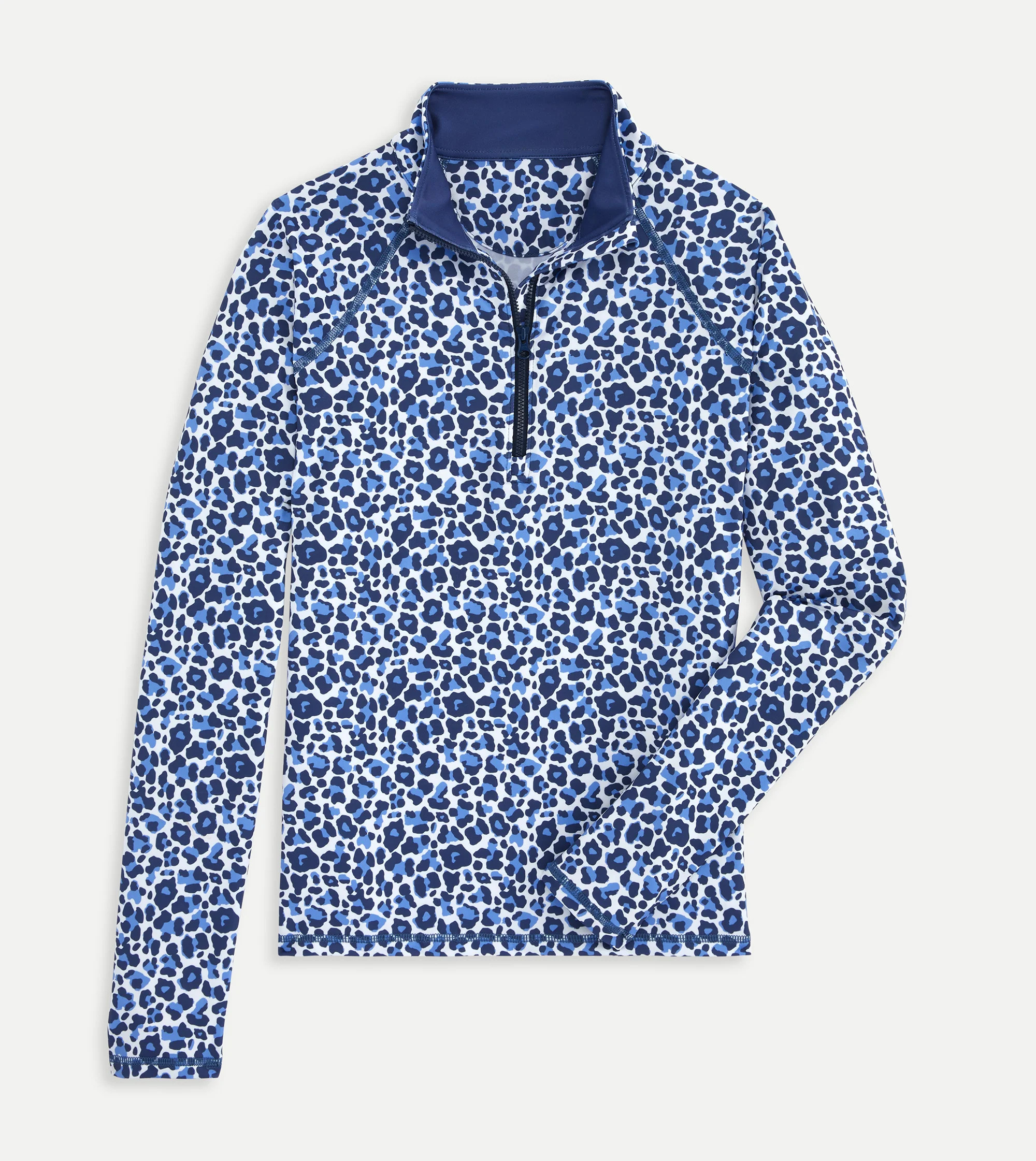 Leopard Print Quarter Zip | Renwick