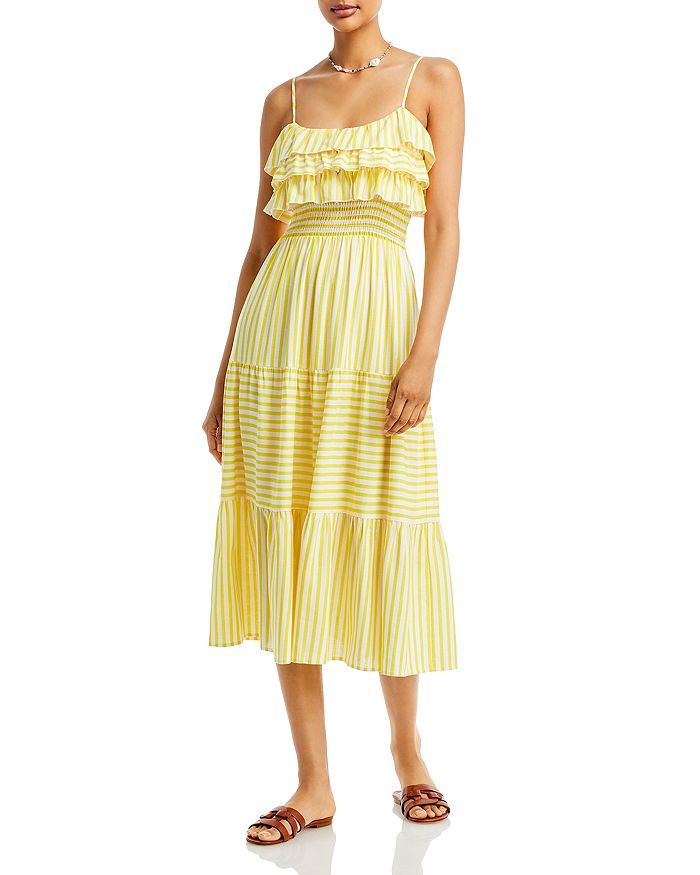 Striped Sleeveless Midi Dress - 100% Exclusive | Bloomingdale's (US)