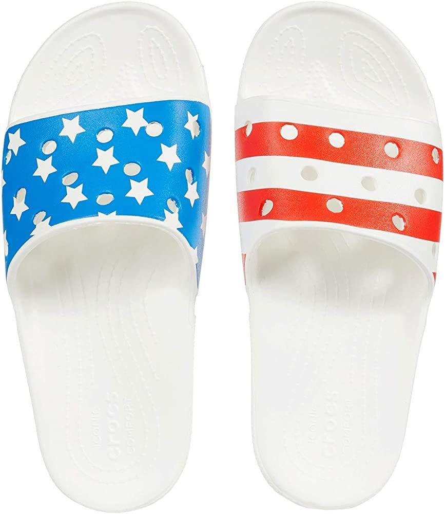 Crocs Men's and Women's Classic Slide Sandals | Slip On Shoes | Water Shoes | Amazon (US)