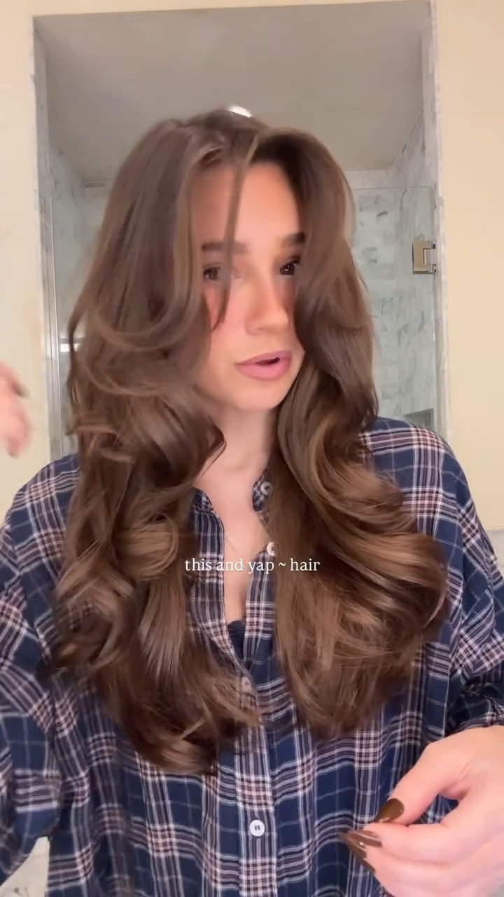 hair chit chat while I take out my pin curls 🤍