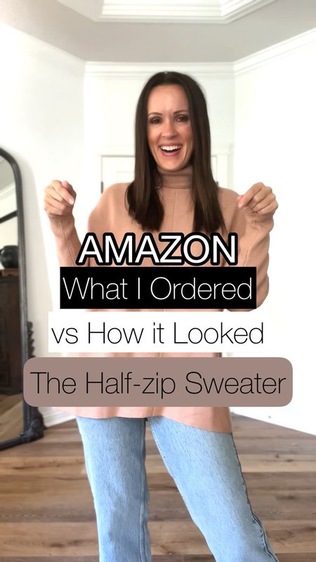 The infamous Amazon half-zip sweater!

Sizing;
Sweater-oversized. Wearing medium, could have done small. 

Look 1:
Blazer-oversized, wearing medium
Denim-a little rigid, size up if in between 

Look 2:
Spanx denim-size up, wearing medium
Boots-TTS

Look 3:
Trench-tts, wearing medium and could have done small
Trouser-ttts, wearing 4
Converse-tts

Look 4:
Spanx-size up, wearing medium
Uggs-tts, run in whole sizes

Look 5:
Vest is very oversized, wearing medium 
Boots-tts

Casual look | leggings | trench coat | Amazon fashion |black puffer vest 


#LTKstyletip #LTKunder100 #LTKunder50