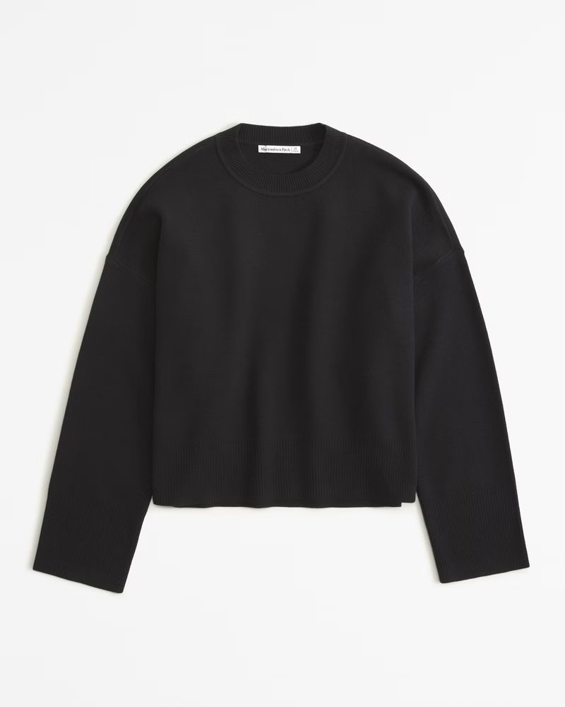 Women's LuxeLoft Crew Sweater | Women's Tops | Abercrombie.com | Abercrombie & Fitch (US)