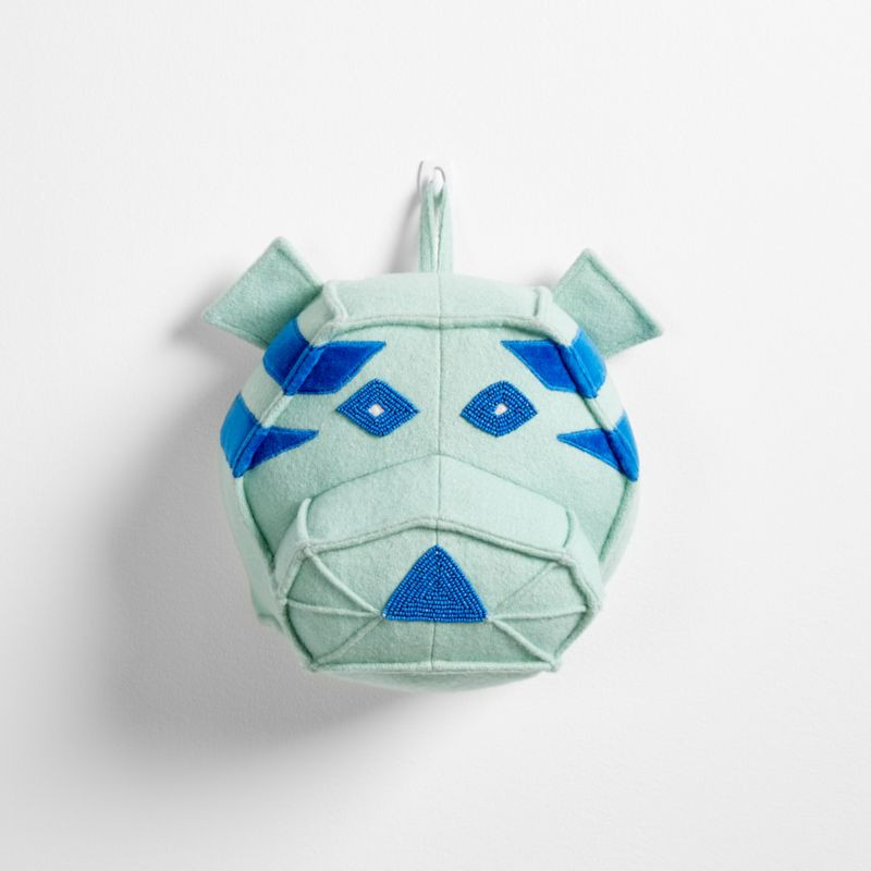 Felt Cat Animal Head Wall Decor | Crate & Kids | Crate & Barrel