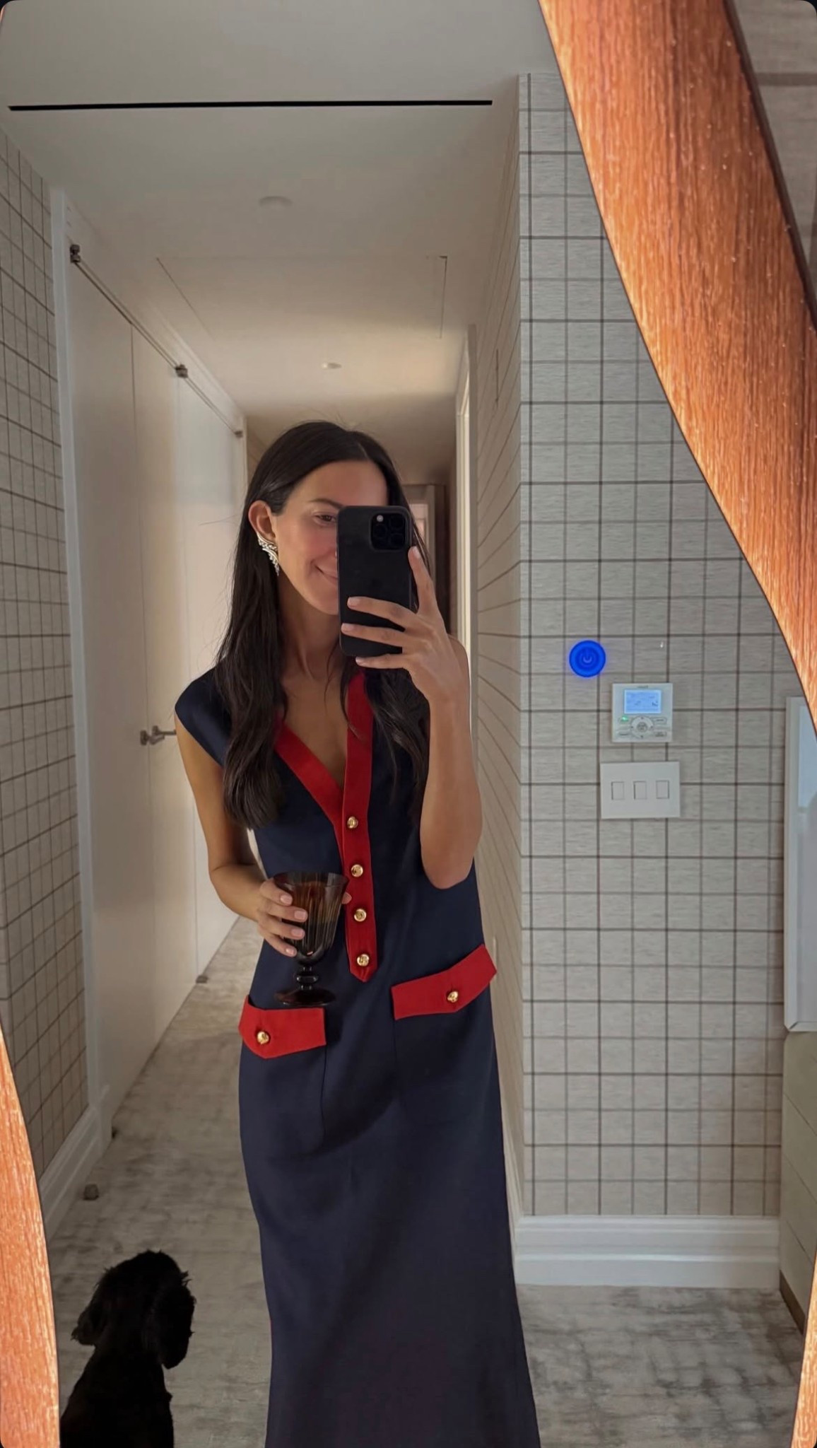 Look from last night. Linking similar YEPREM earrings! 

 