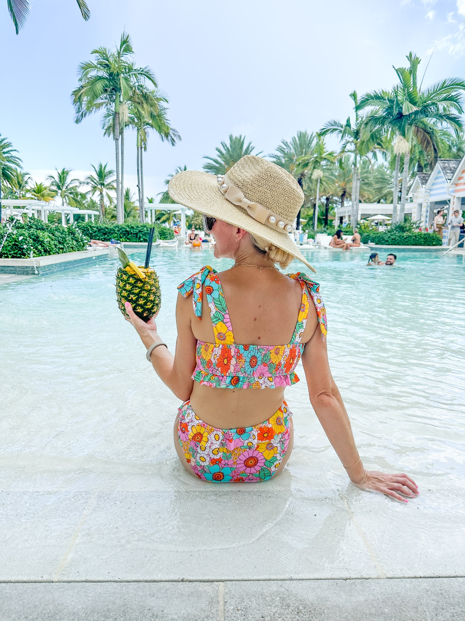 Show me your mumu high waisted floral bikini with ruffle detail. Runs TTS. 

#LTKFind #LTKunder100 #LTKstyletip