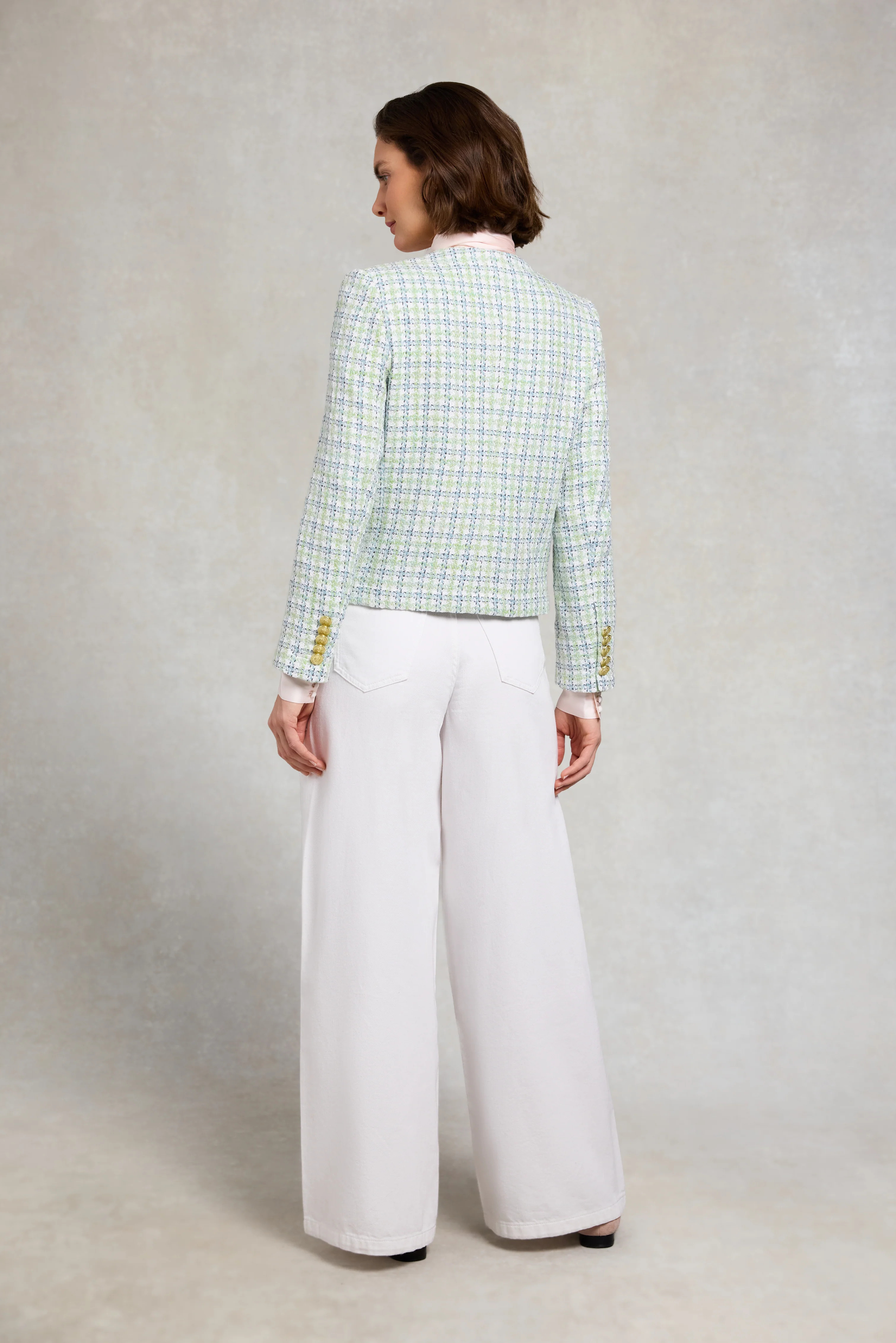 Chelsea Jacket (Darwin Green Boucle) | Holland Cooper
