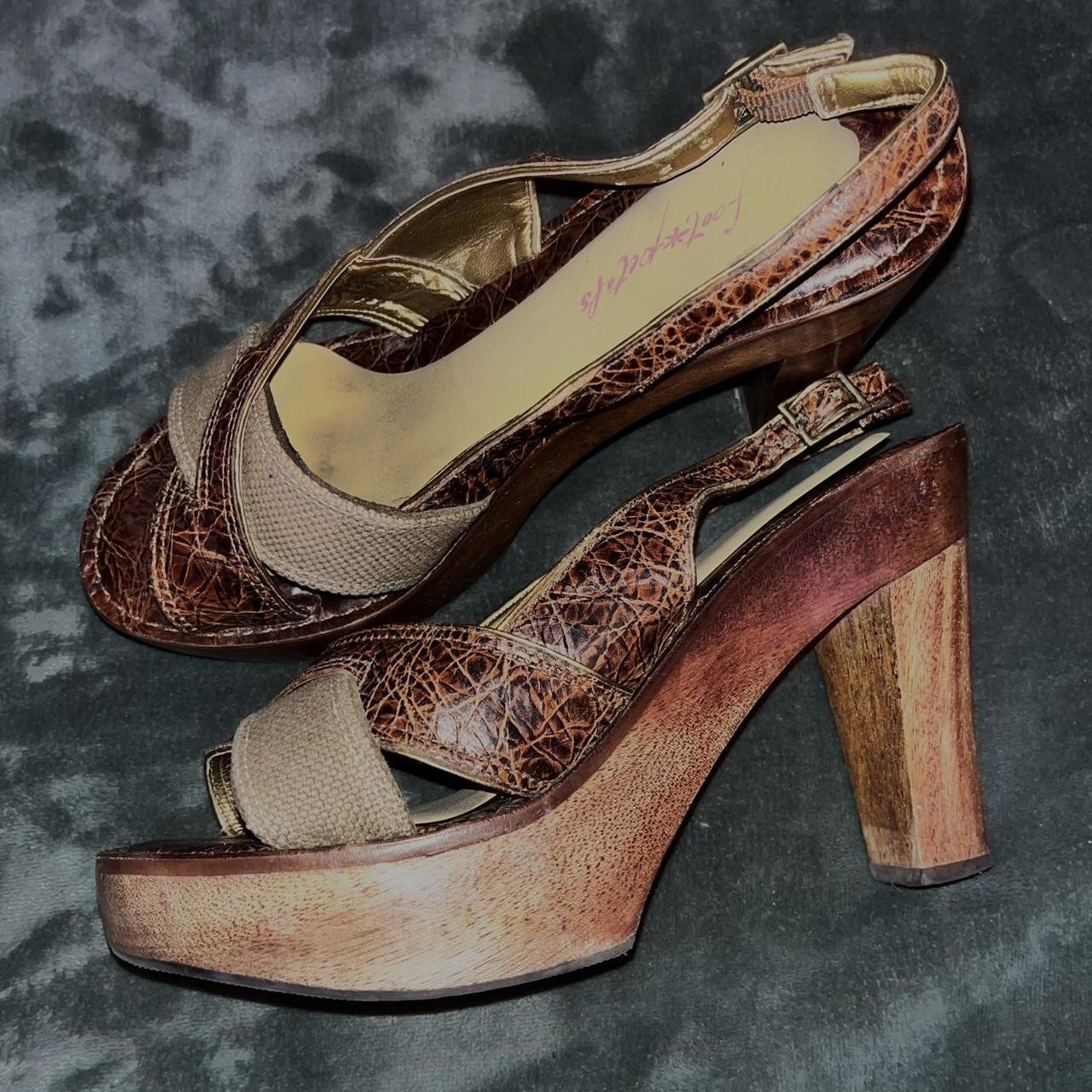 Foot Petals Women's Sandals - Brown - US 7 | Depop US