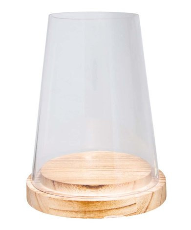 Home Essentials and Beyond Clear Glass Medium Hurricane | Zulily