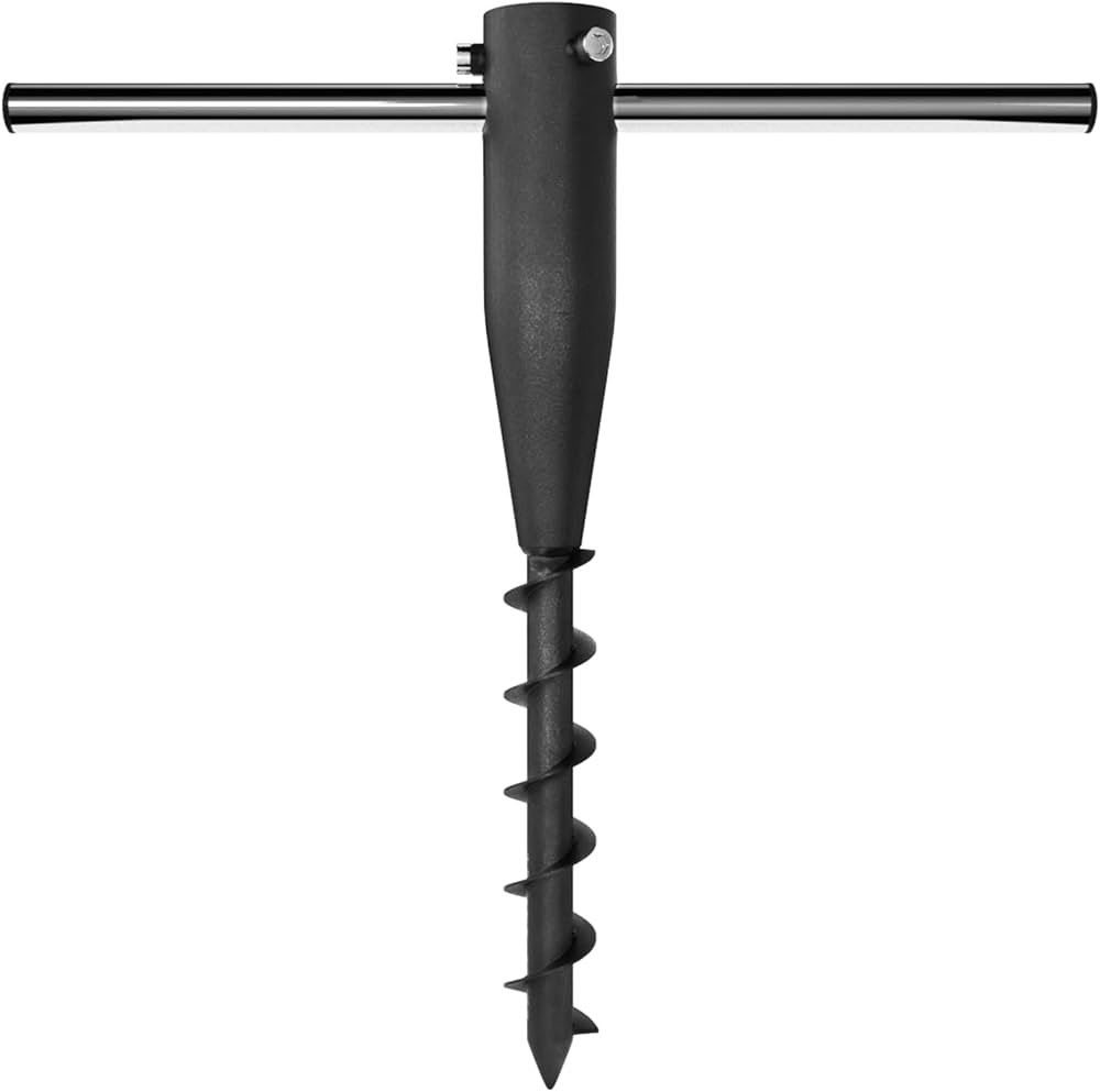 Umbrella Sand Anchor,Heavy Duty Steel No Dig Beach Sand Ground Anchor,Windproof Strong Beach Umbr... | Amazon (US)