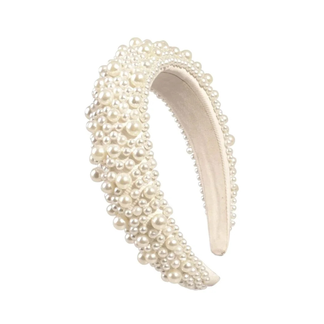 Pearl Embellished Headband | All The Finery