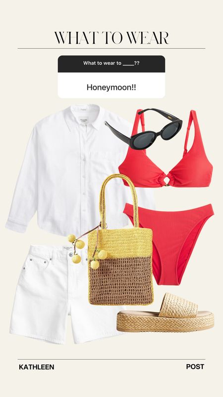 What to Wear: on your honeymoon
At Abercrombie stack code AFKATHLEEN for an extra 15% off 
At Anthropologie use code KATHLEEN20 for 20% off full price apparel, shoes, and accessories when you spend $100 or more.
#KathleenPost #WhatToWear #Spring #springfashion #SpringOutfit

#LTKSaleAlert #LTKSeasonal #LTKTravel