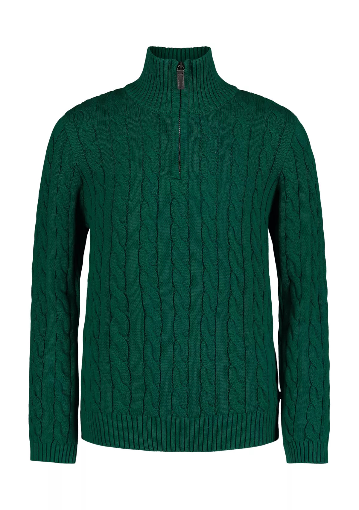 Boys 8-20 Solid Cable 1/4 Zip Sweater | Belk