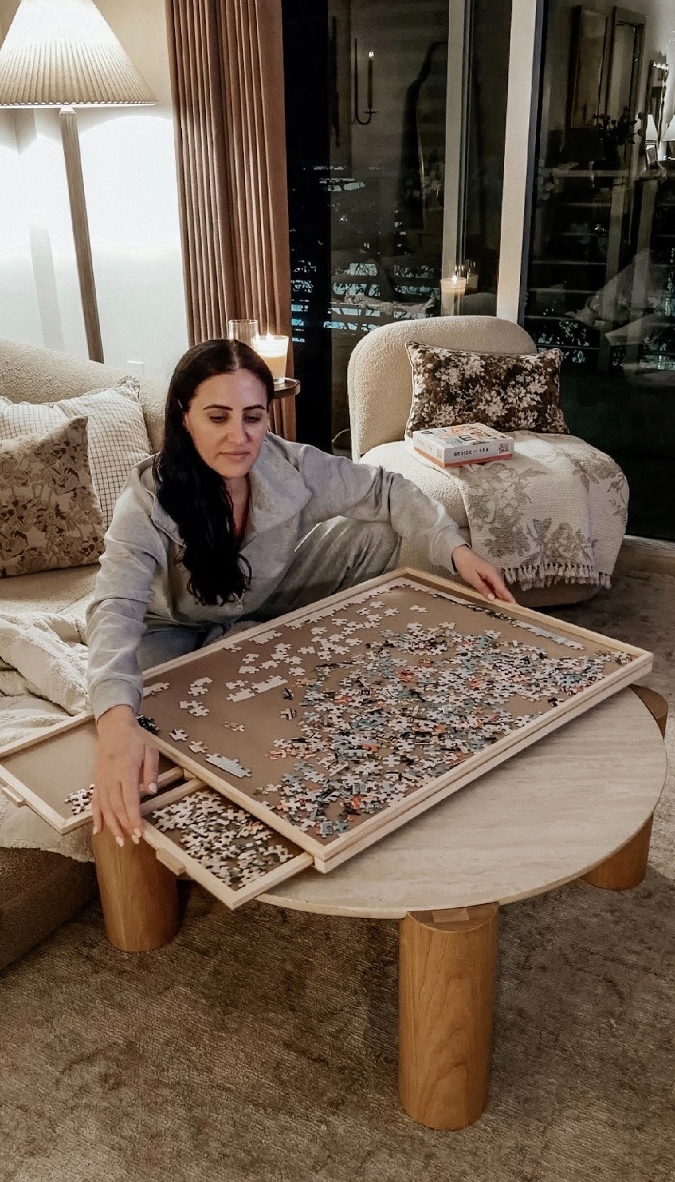 This Amazon puzzle board gives you your coffee table back. 🤍

#AmazonHomeFinds #CoffeeTable #LivingRoomInspo

#LTKHome