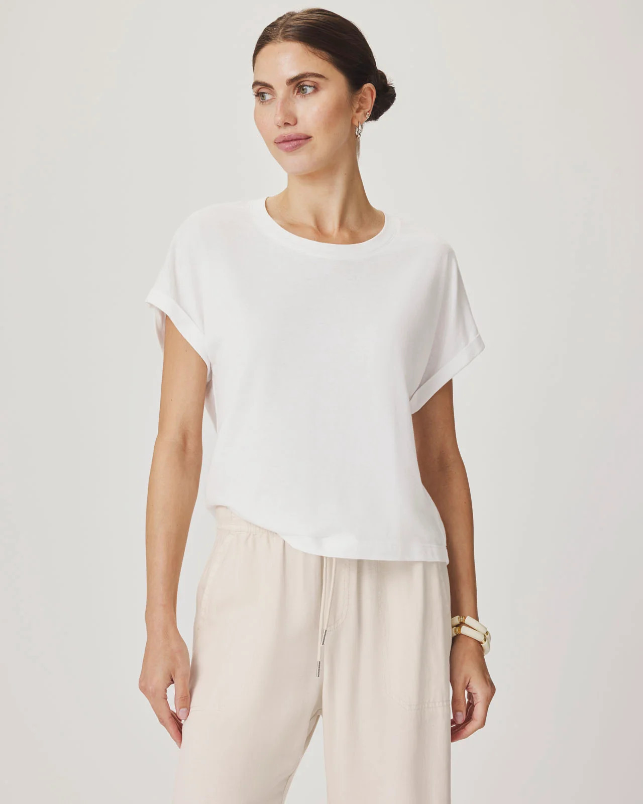 Splendid - Skye Short Sleeve Tee - WHITE | Splendid