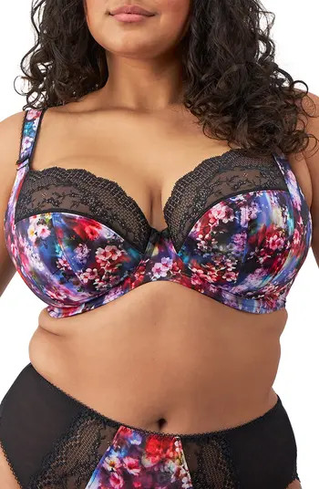 Elomi Lucie Full Figure Underwire Plunge Bra | Nordstrom | Nordstrom