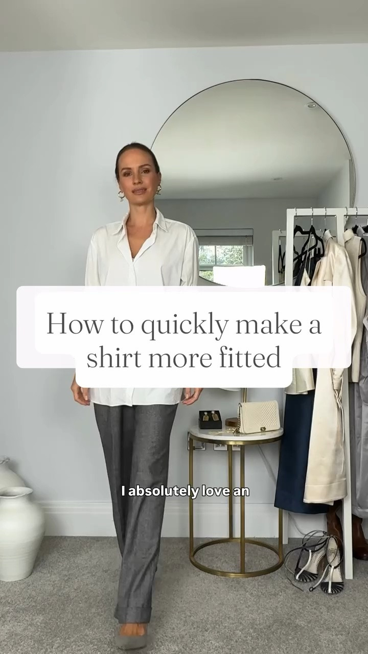 How to make a shirt more fitted.

As much as I love an oversized shirt, at times we need one that is more fitted. 

Instead of getting another one, use this simple hack. 

Is this hack useful to you? 

#tessmontgomery
