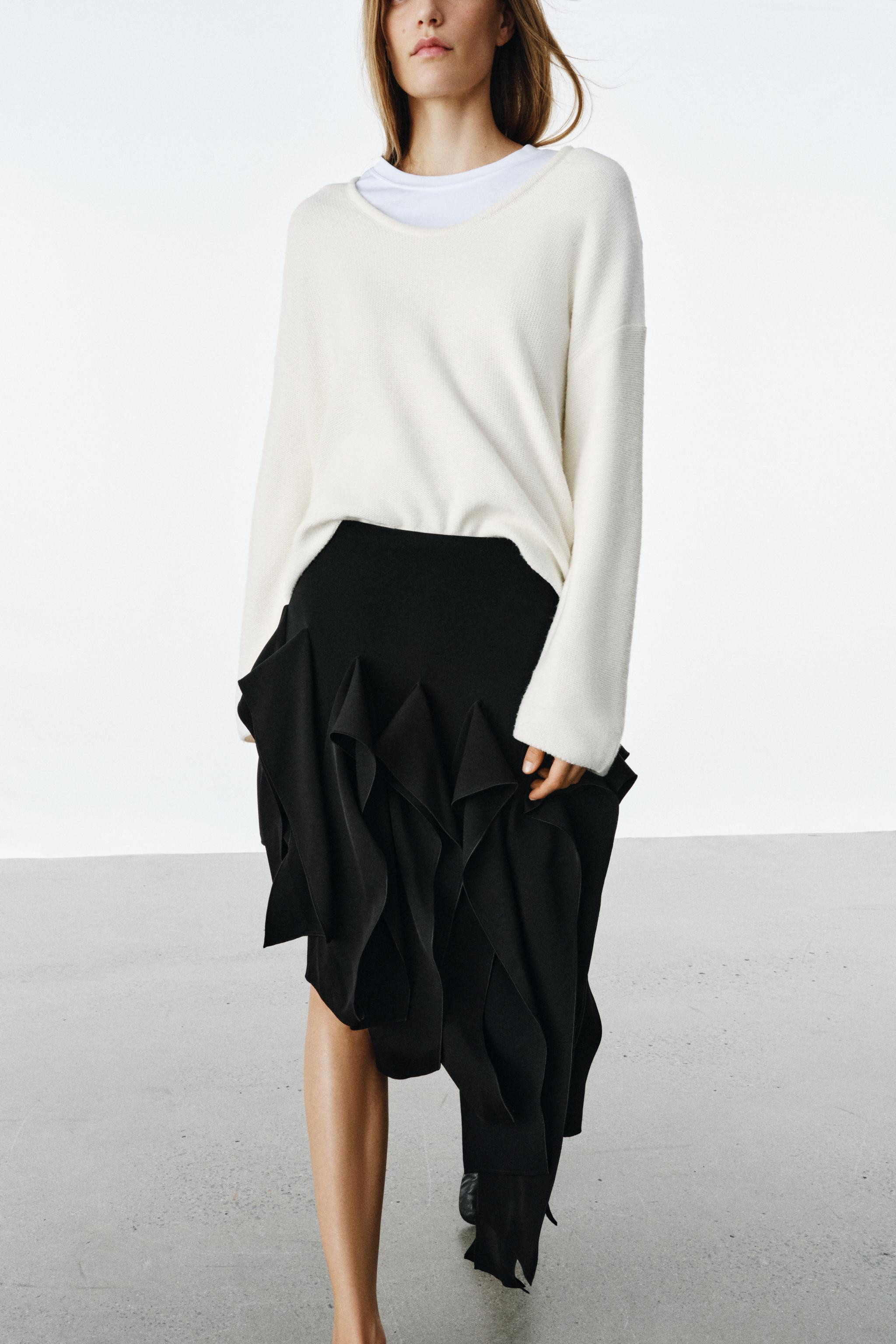 ZW COLLECTION ASYMMETRIC SKIRT | Zara US