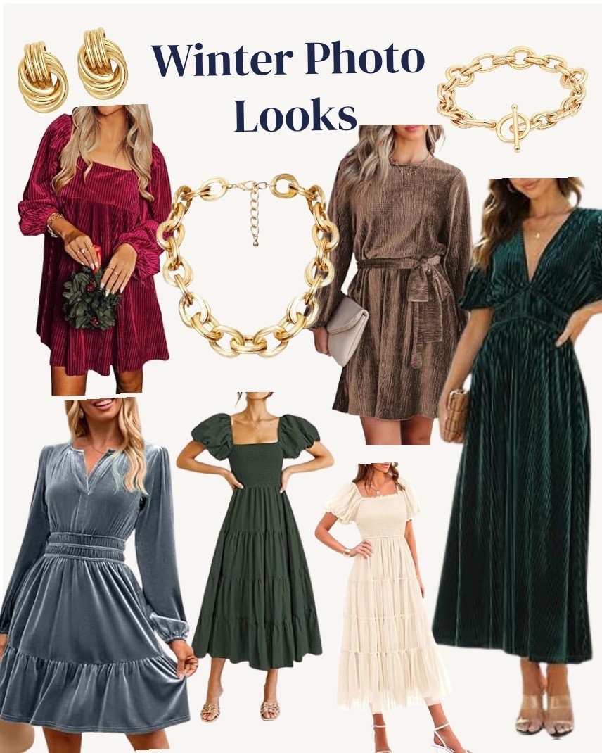 Family photo dresses for winter! 

#familyphotooutfits #winterdress #holidaypartydress #christmasdress #velvetdresses

#LTKHoliday #LTKParties #LTKFamily